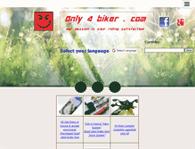 Tablet Screenshot of only4biker.com